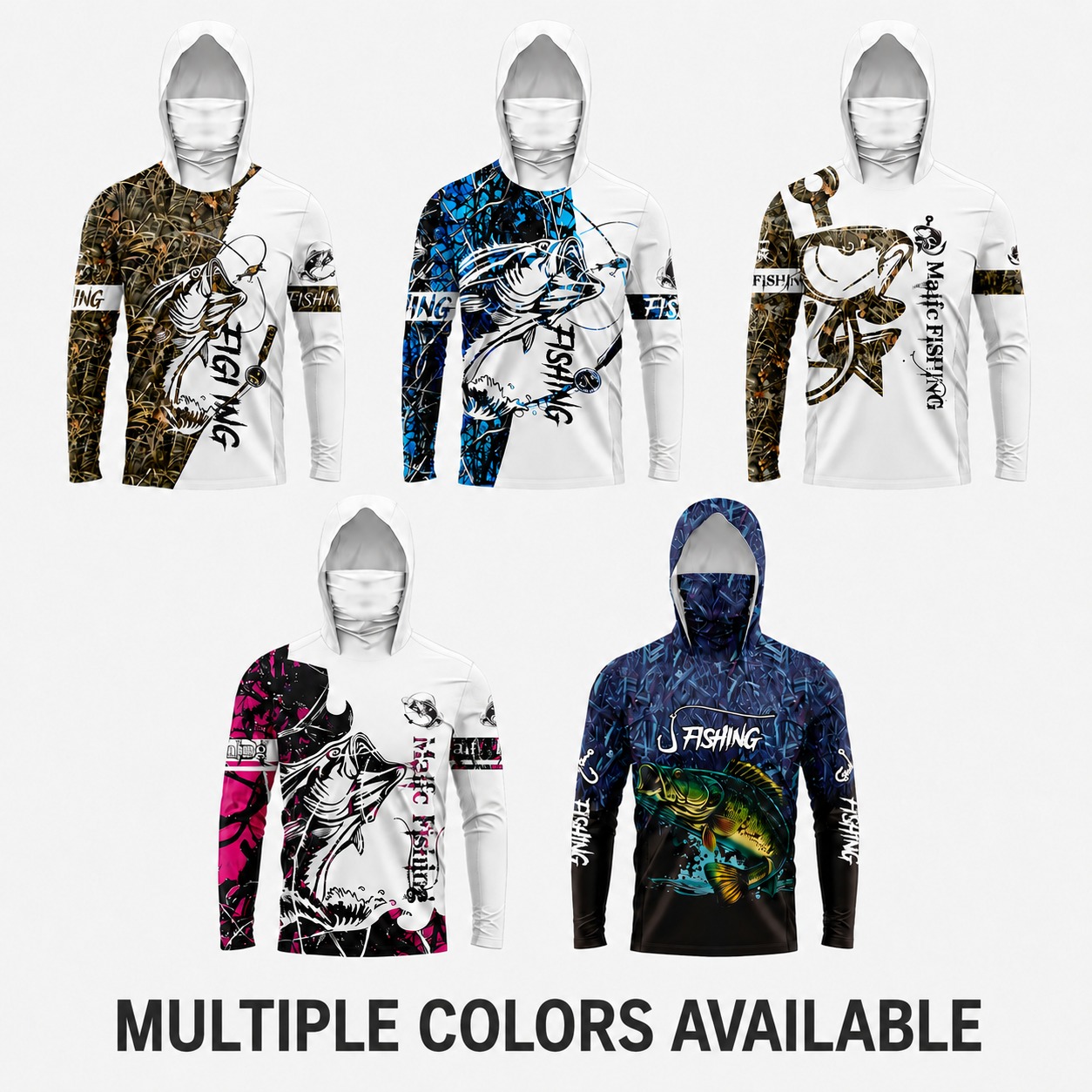 Fishing Shirt Uv Protection - MALFC 1PC Men Hood Fishing Shirt