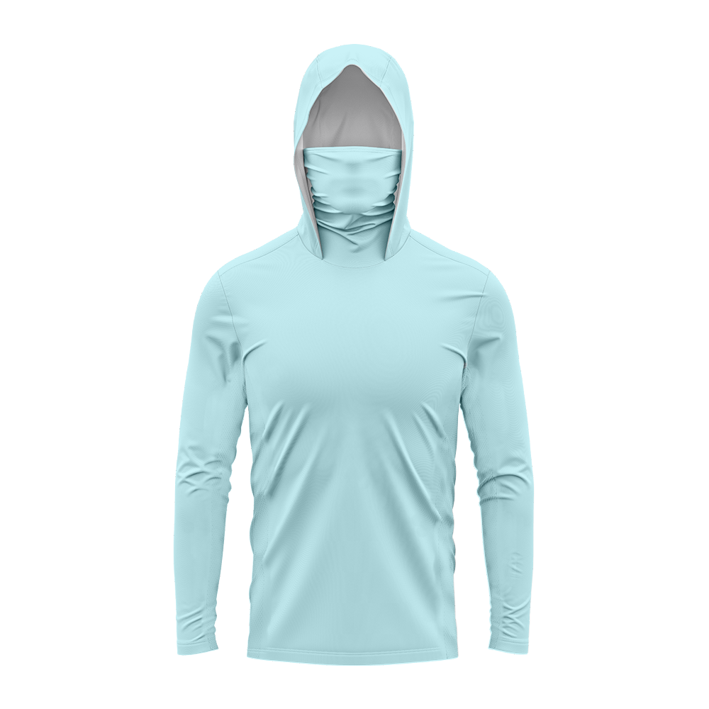Men UPF50+ Solid Fishing Hoodi - Fishing Hoodie ulasan dan harga