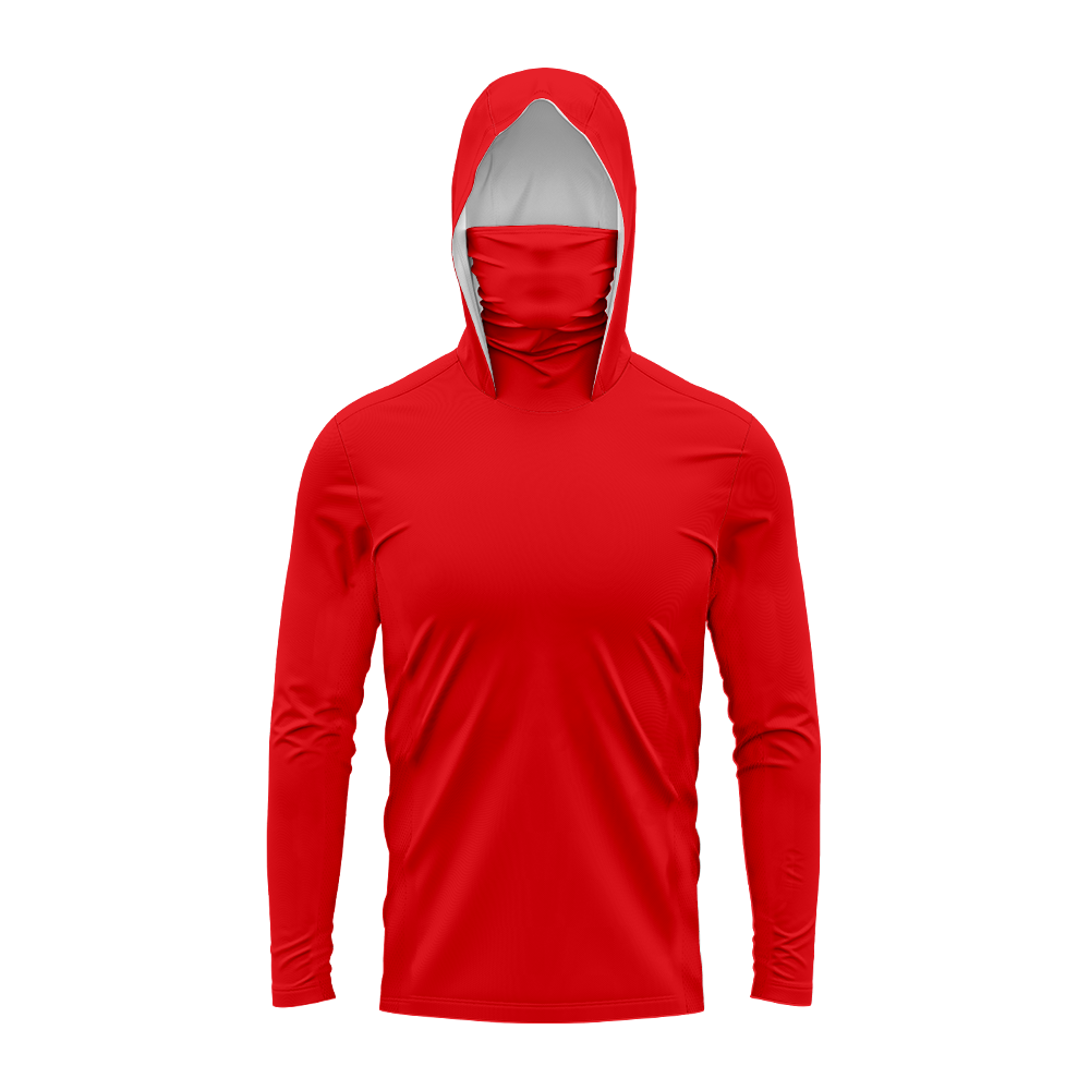 Men UPF50+ Solid Fishing Hoodi - Fishing Hoodie ulasan dan harga