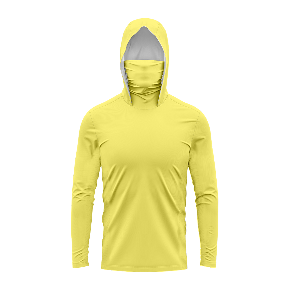 Men UPF50+ Solid Fishing Hoodi - Fishing Hoodie ulasan dan harga