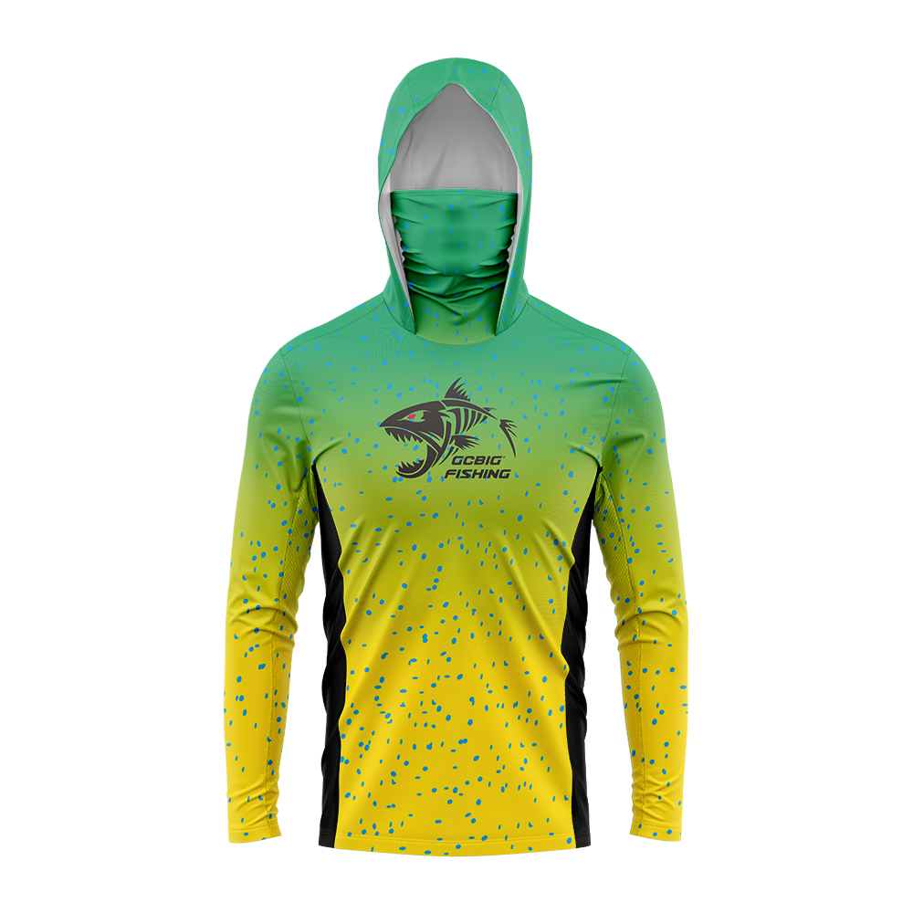 UPF50+ Hooded Fishing Shirt Bu - Fishing Hoodie ulasan dan harga