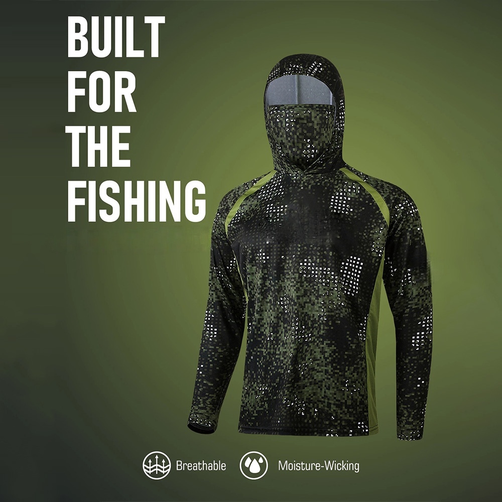 MALFC Fishing Apparel Men Hood - Fishing Hoodie ulasan dan harga