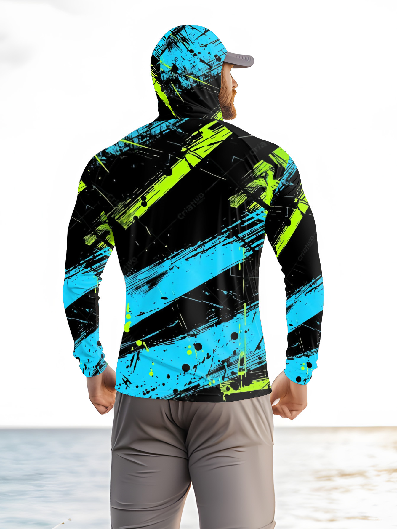 Fishing Hoodie Men Long Sleeve - Fishing Hoodie ulasan dan harga