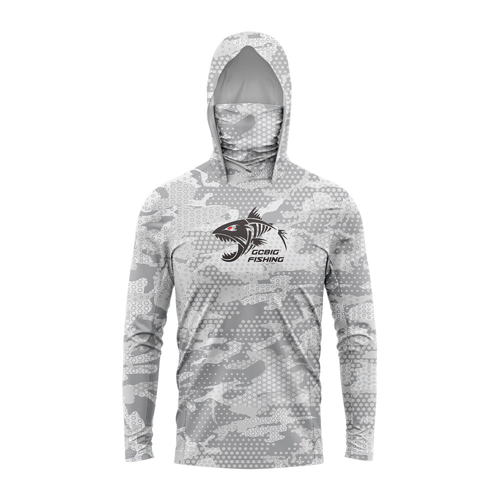 Mens Outdoor Long Sleeve Fishi - Fishing Hoodie ulasan dan harga