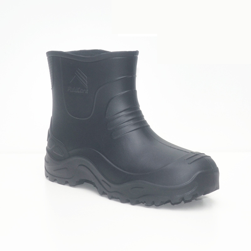 EVA  Rain Boots Men Black Ligh - Fishing Waders ulasan dan harga